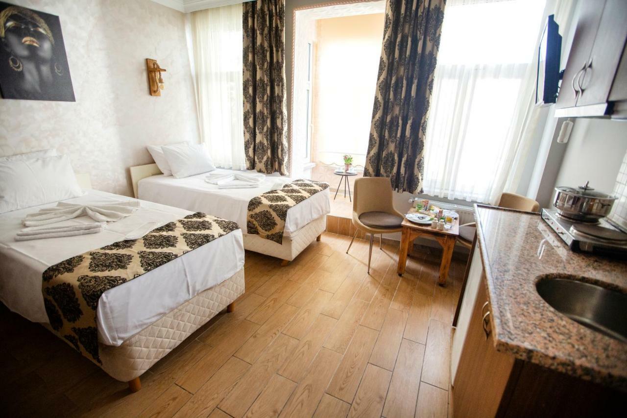 Gold Rose Apart Apartment Istanbul Bagian luar foto